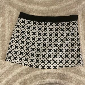 Zelos black and white skort 16